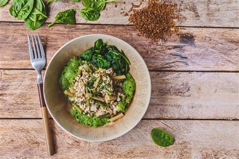 Risotto d'épeautre aux haricots par Priméal